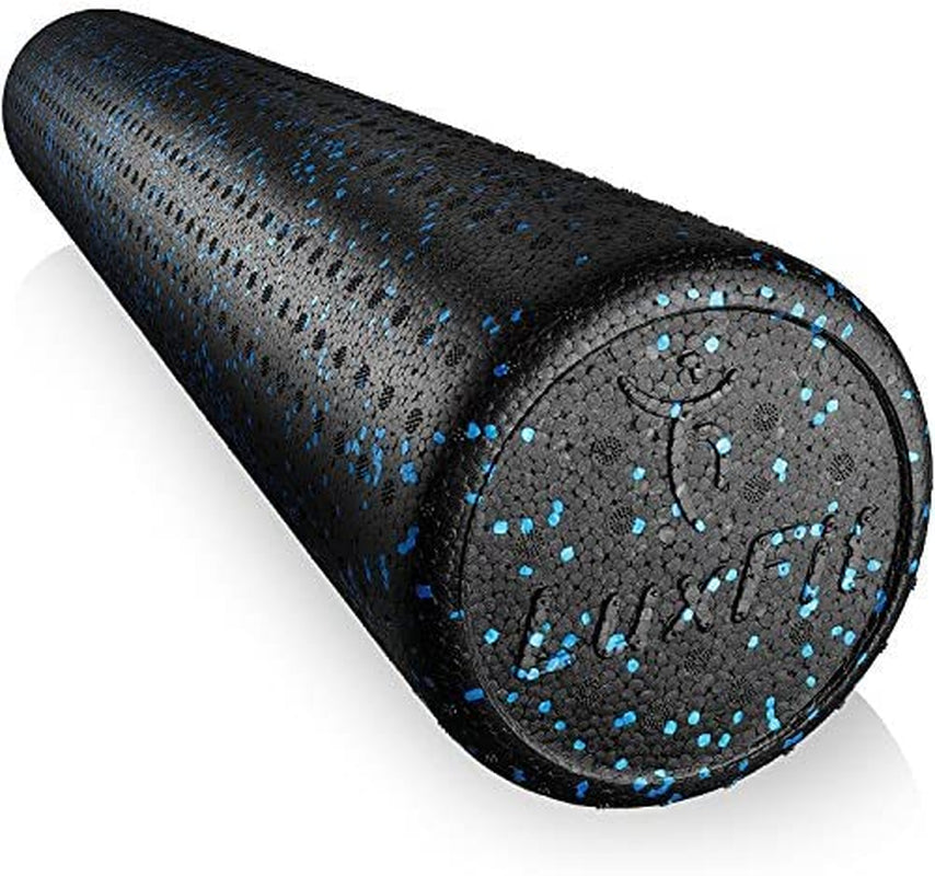Foam Roller, Speckled Foam Rollers for Muscles '3 Year Warranty' High Density Foam Roller for Physical Therapy, Exercise, Deep Tissue Muscle Massage. Back, Leg, Body Roller (Blue, 36 Inch)