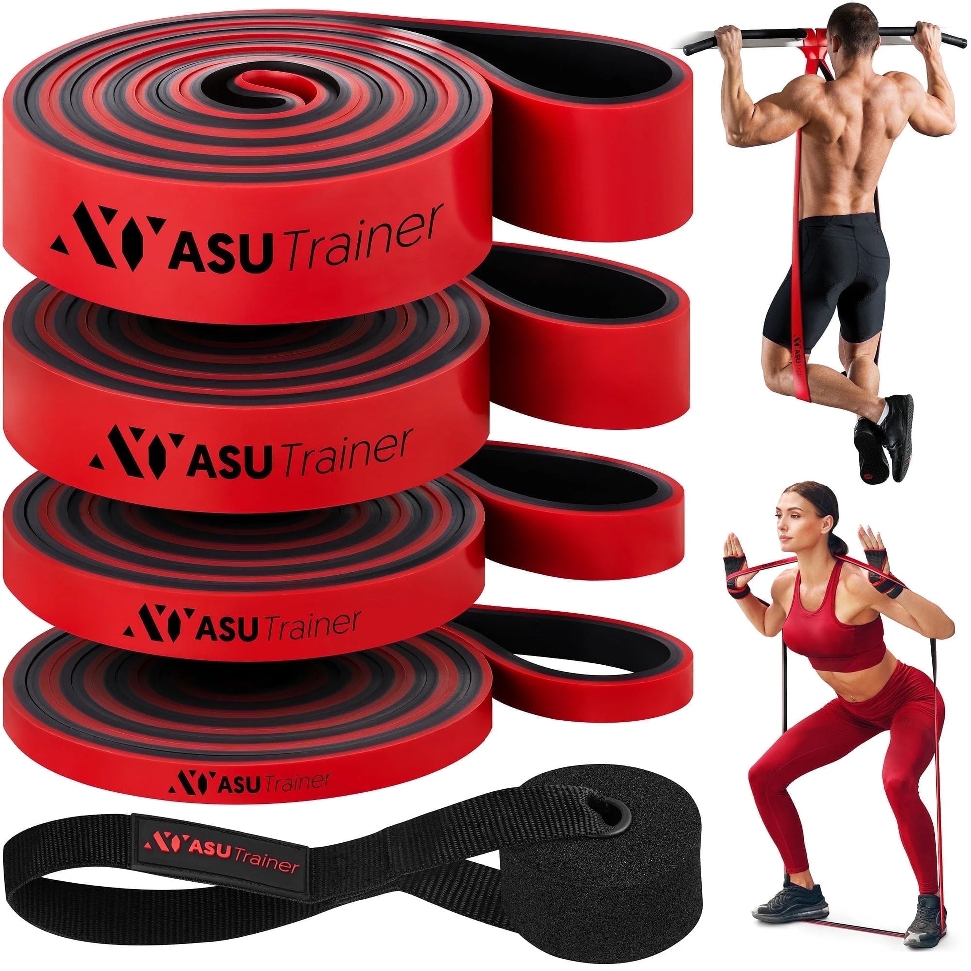 Resistance Bands Pull up Assist Workout Bands Stretch Bands for Exercise Set of 4