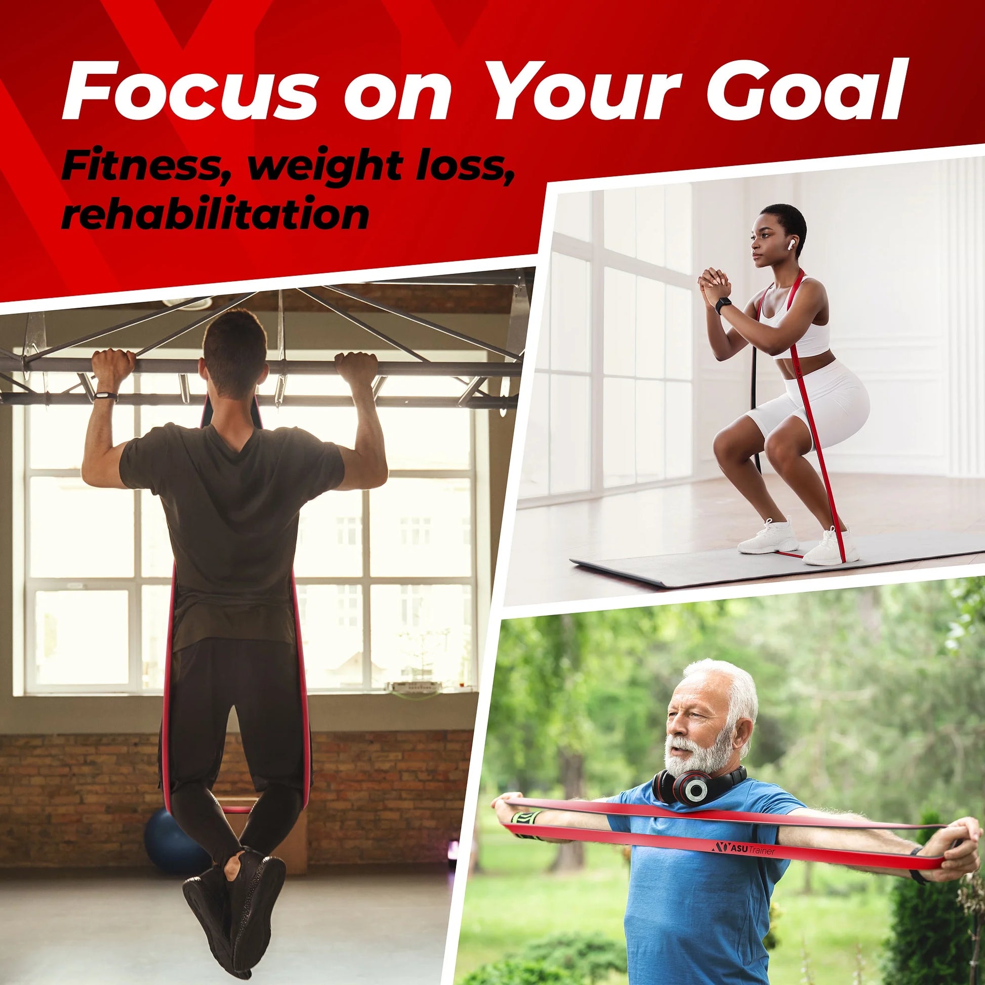 Resistance Bands Pull up Assist Workout Bands Stretch Bands for Exercise Set of 4