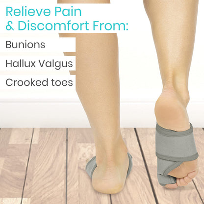 Bunion Brace Big Toe Corrector Straightener with Splinthallux Valgus Pad Joint Pain Relief, Alignt Treattorthopedic Sleeve Foot Wrap Support